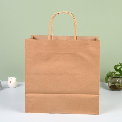 China Food Grade Take Away Kraft Paper Shopping Bags White Card Paper Bags for sale