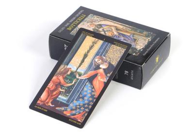 China CMYK Printed 350gsm Coated Paper Tarot Cards 70x120mm Matt Finished for sale