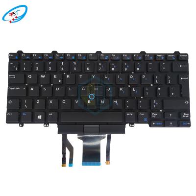 China Numeric keypad factory wholes De ll 7450 7470 7470 7480 7490 7350 0W24RK W24RK laptop keyboards MP-13L86 with trackpoint with backlight for sale