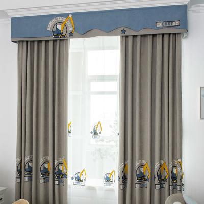 China European and American style factory supply LOSPRING factory our supplies decorative curtain fabric in luxurious cartoon style for sale