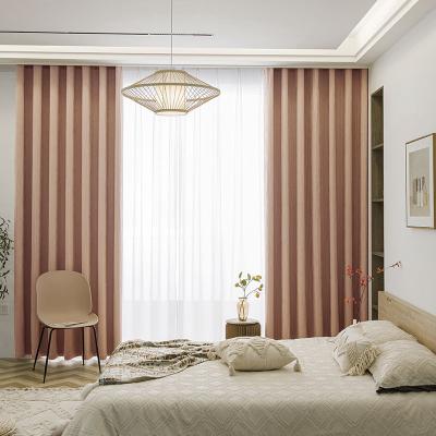 China Blackout Lospring Factory Japan Style High Quality Soft Heavy Ready Made Window Curtains For Living Room for sale