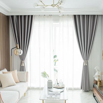 China Luxury Blackout Curtain Factory Supply Style Blackout Thickened Curtains For Living Room Curtains for sale