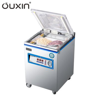 China OUXIN OX-390 commercial food chamber vacuum sealer/single-chamber vacuum packing machine for sale