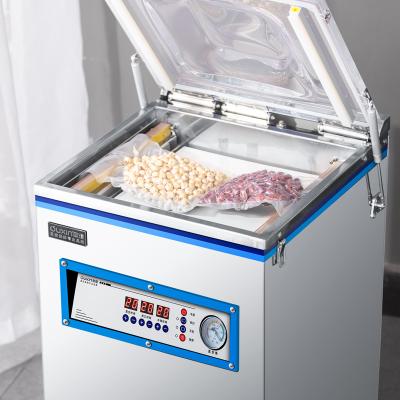 China Food OUXIN OX-640 Single Chamber Vacuum Sealer Stainless Steel Vacuum Packing Machine for sale