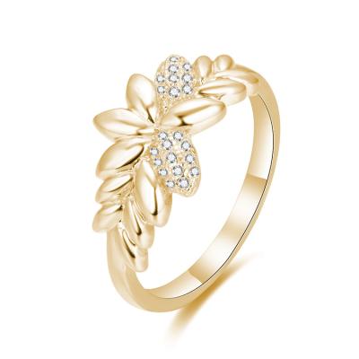 China Wholesale POLIVA Fashion Trendy 925 Sterling Silver Jewelry Engraved Ring Woman Gold Plated Flower Rings for sale