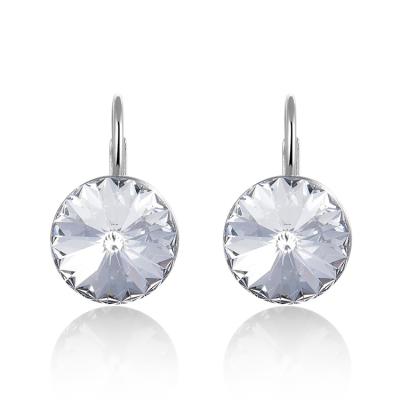 China POLIVA Wholesale 2020 New Trendy Luxury Earrings Crystal 925 Sterling Silver Earing for sale