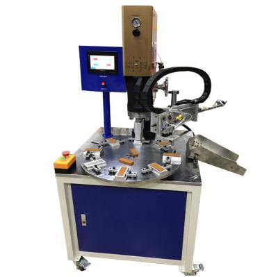 China Automatic PVC ABS Welding Cutter Plastic Sealing Sponge Clean ABS PVC Machine Turntable Ultrasonic Sponge Clean Welding Machine for sale