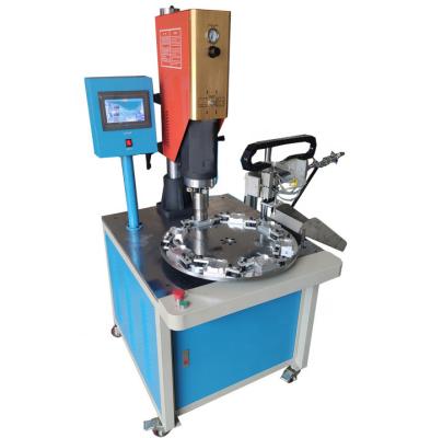 China 6 ABS 15K 2600W Plastic Rotating Station Big Power PVC Cutting Power Plastic Rotary Station Ultrasonic Plastic Welding Welding Machine for sale