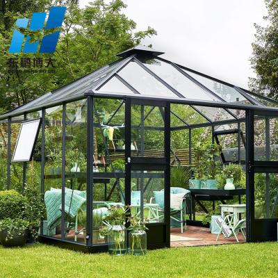 China Mini Small Portable Glass Greenhouse Easily Assembled for sale