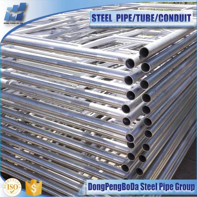 China For construction engineering 2017 new cuplock system scaffolding galvanized painted pipes for sale