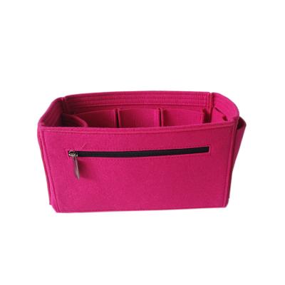 China New Makeup Mummy Bag Large Capacity Fashion Travel Felt Bag Sustainable Felt Organizer for sale