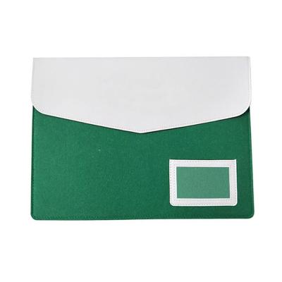 China New Design Eco-friendly Soft Envelope Folder Bag A4 Felt Document File Folder Bag for sale