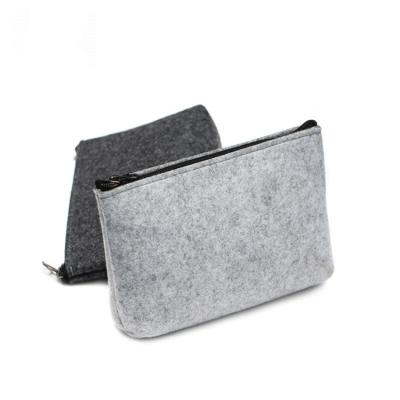 China Promotion waterproof wholesale cusotm mini travel electronics power accessories accessories storage bag felt small bag for sale