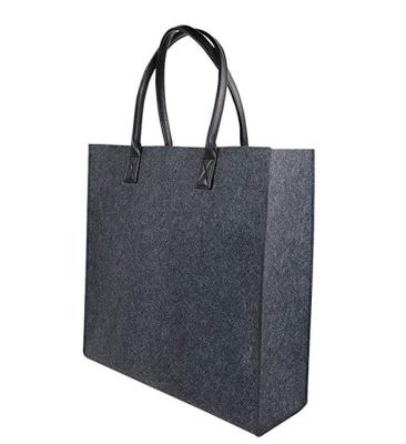 China Eco-Friendly Promotional Fashion Customized Women Shopping Bag Felt Tote Bag for sale