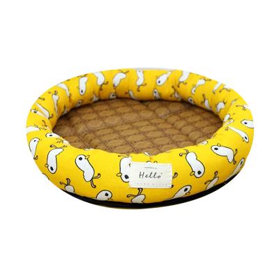 China Round Breathable Summer Pet Mat Hot-Selling Cat Nest Available In Multiple Colors Pet Cat Mat Cooling High Cool Pet Bed Mat for sale