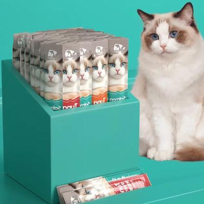 China Wholesale Viable Supplier 15g Jar Cat Snacks Delicious Cat Treat Jar Pet Food for sale