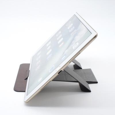 China High Quality Smart Foldable Angle Horizontal Leather Stand Adjustable Foldable And Vertical Mobile Phone Tablet Stand for sale