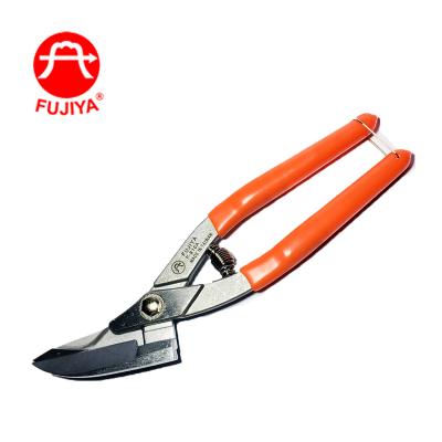 China Universal Cutting Aviation Tin Sheet Metal Cutting Snip l alloy steel l bright color CR-MO handle l serrated edges to prevent slipping for sale