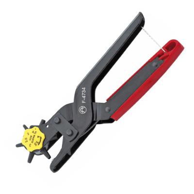 China SAE1008 Carbon Steel Body With Taiwan Punch Tool Belt Zinc Alloy Leather Hole Puncher for sale