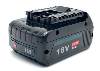 中国 リチウム取り替え可能なBOSCH 18V 5AHの携帯用高い発電電池のパック 販売のため