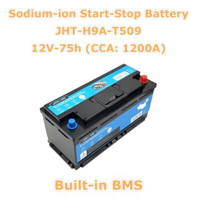 China CCA 1200A Start-Stop Sodium ion Car battery H9 12V 75Ah Starter Stop Battery Pack No reviews yet for sale