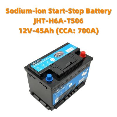 China Seguridad superior Inicio y parada de la batería automática 45Ah 12V H6 batería de iones de sodio en venta