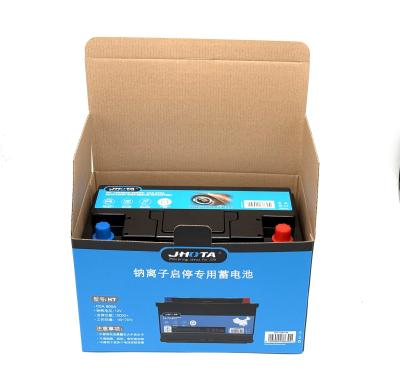 Chine NA 12V 60Ah Faible taux d'auto-décharge H7 Haute CCA 900A Batterie à ions sodium Remplacer l'acide plomb AGM Tout le support à vendre