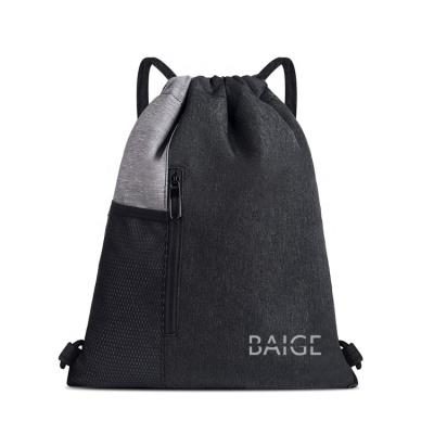 China Cheap wholesale 210d fashion bag sports polyester drawstring backpack drawstring bag polyester reusable for sale