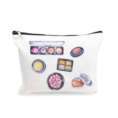 China Fashion China Manufacturer Eco Friendly Luxury Cosmetic Cotton Make Up Bag for sale