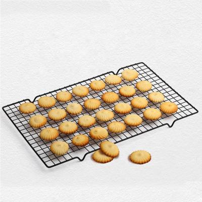 China Viable Non-stick Rectangle Tool Cake Biscuit Space Saving Cake Baking Cooling Rack Tray Rack for sale