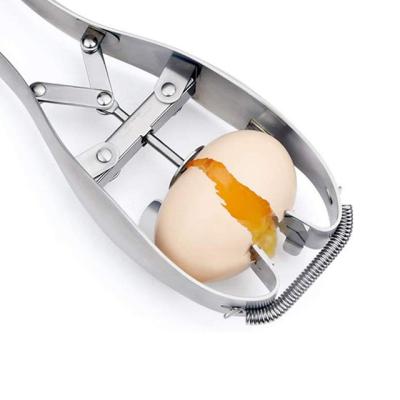 China Food Grade Stainless Steel Viable Egg Shell Opener For Raw Eggs for sale