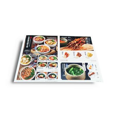 China Advertising Brochure Custom Design Flyer Booklet Digital Paper Flyer Catalog Trifold Printing for sale