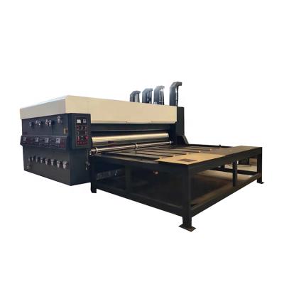 China Factory Manual Feeding Corrugated Flexo Paper Printing And Automatic Rotary Slotter Machine for sale