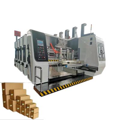 China Cardboard Flexo Corrugated Box Printing High Speed ​​Corrugated Boxes Making Machine Cardboard Printing Slotting Die Cutting Machine for sale