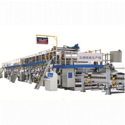 China Corrugeted 3 Layer Cardboard Production Line Three Layer Cardboard Making Machine for sale