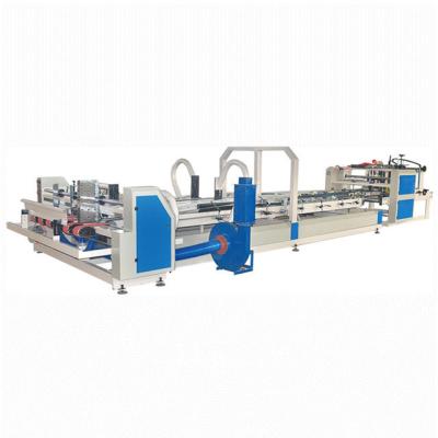 China Corrugated Cardboard Making Box Folder Gluer Machine Full Automatic Prefolding Corrugated Cardboard Gluing Machine for sale