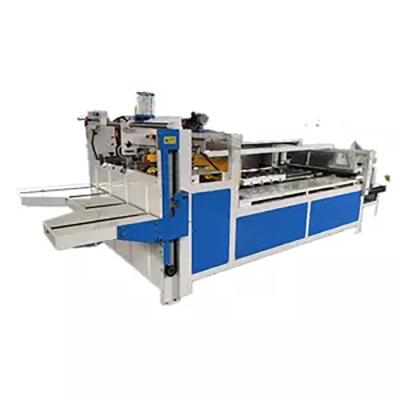 China Corrugated Cardboard Making High Speed ​​Cardboard Box Folding Gluing Making Machine Automatic Folder Gluer Machine for sale