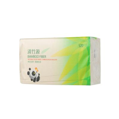 China OEM Natural Bamboo Soft Bamboo Facial Tissue Paper Eco-friendly Soft Comfortable 3 Ply Pulp Toilet Paper Raw Material for sale