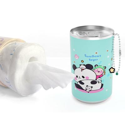 China Household Cleaner 30pcs Mini Wet Tissue Canister Wet Wipes Household Customized Baby Face Hand Area Daily Life Wipes for sale