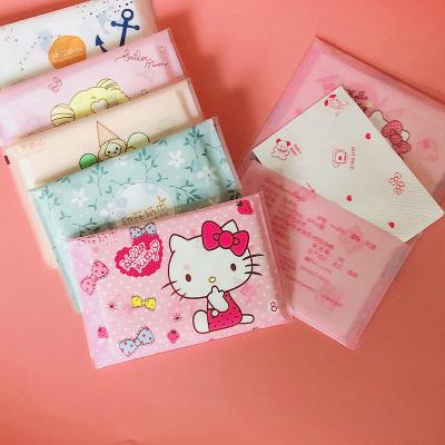 China Cheap Wallet Cloth Promotional Advertising Tissue Paper Wallet Travel Wallet Paper for sale