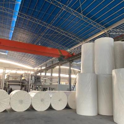 China Virgin wood pulp virgin jumbo pulp toilet paper parent roll raw materials roll for toilet paper for sale