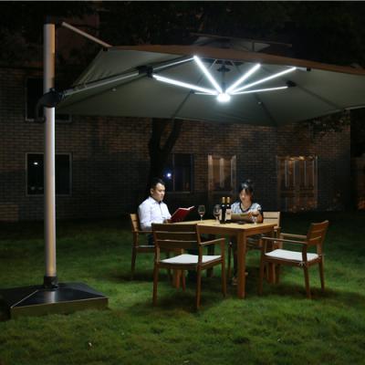 China Outdoor Furniture Most Good Product Roma Hanging Outdoor Umbrella Set Sensitive Luxury Good Quality Return for sale