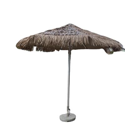 China Large Outdoor Modern Garden Sun Umbrella Straw Beach Thatch Modern Reasonable Price 2020 Latest Product for sale