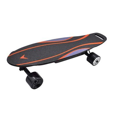 China Cheap PU Longboard All Terrain Four Wheels Electric Skateboard With Dual Hub Motor For Sale for sale