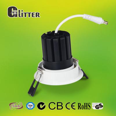 China Recessed Black COB LED Down Light Fire Rated Dimmable For Home for sale