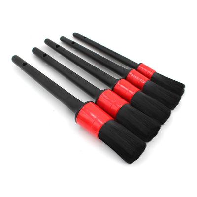 China 5PCS Kit Soft Bristle Car Detailing Polishing Washing Cleaning Brush for Auto Wheel for sale