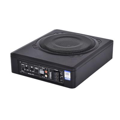 China Metal Aluminum 8 Inch Under Seat Super Slim Car Flat Subwoofers for sale