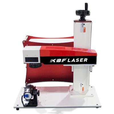 China 20W 30W 50W Mini Laser Machines Programmable Desktop Spotting Glasses Machine Namelate Material/Fiber Laser Spotting Machines for sale