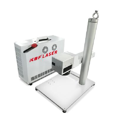 China JTP 20W 30W 50W Fiber Air-cooled Portable Desktop Laser Marking Machine / UV Laser Marking Machine for sale