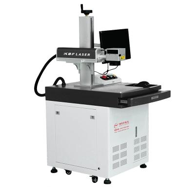 China Air Cooled Type 20W 30W 50W 100W Metal Stainless Steel Cabinet Marking Lettering Fiber Laser Marking Machine / Laser Marking Machine for sale